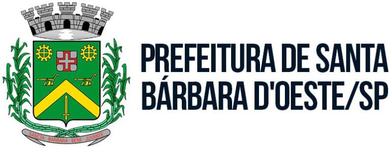 Logo da prefeitura: Santa Bárbara do Oeste – SP